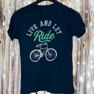 Live And Let Ride Bicycle T-Shirt Sonoma Medium
